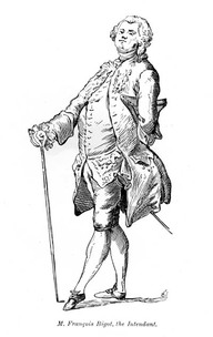 Un Bourgeois français 
In Warburton, George D. The Conquest of Canada. 2nd ed. Extra illustrated by Alf. Sandham. London, 1850. Vol. II, pt. I, p. 85