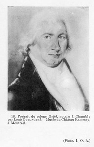 Colonel Grisé, notaire à Chambly. 