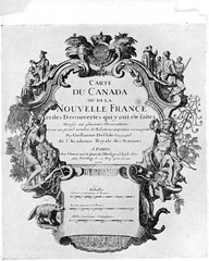 Carte du Canada ou de la Nouvelle France et des découvertes qui y ont été faites dressée sur plusieurs observations et sur un grand nombre de relations imprimées en manuscrits par Guillaume Del'Isle geographe de l'Académie Royale des sciences.