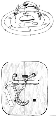 Dessin de Claude Bouchard sur calque. 