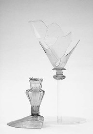 Reconstitution partielle d'un verre.