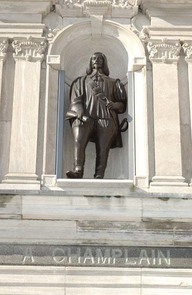 Statue de Champlain.